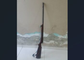 PM apreende espingarda após tentativa de homicídio