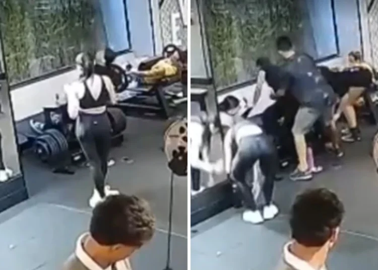 DF – Mulher quebra os dois joelhos em academia após anilhas escorregarem de aparelho