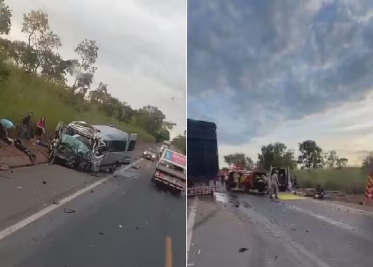 Sete vítimas de acidente com oito mortos em Goiás voltavam de velório, diz família