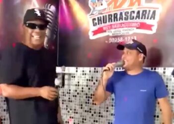 Márcio Victor passa pela zona rural de Barrocas e anima karaokê
