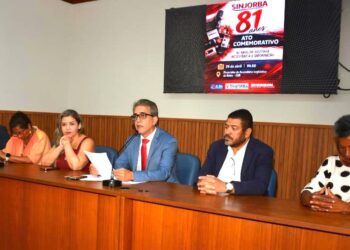 Aniversário do Sinjorba é celebrado no Legislativo
