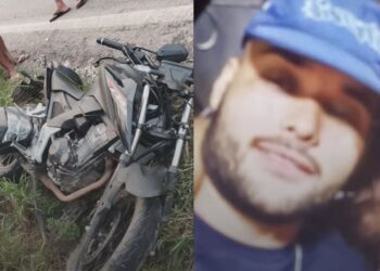 Jovem morre após acidente envolvendo moto e carreta na BR-116