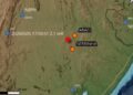 Tremor de terra com magnitude 2,1 é registrado em Serrinha. Não há relatos de moradores que tenham sentido o abalo