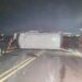 Van que transportava banda capota na BR-349 entre Nova Fátima e Capela do Alto Alegre