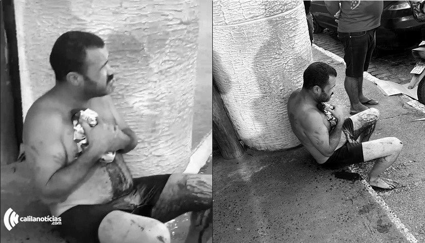 Homem é no tórax ferido a golpe de faca