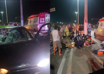 Capitão da PM é atropelado na BR-116 em Euclides da Cunha