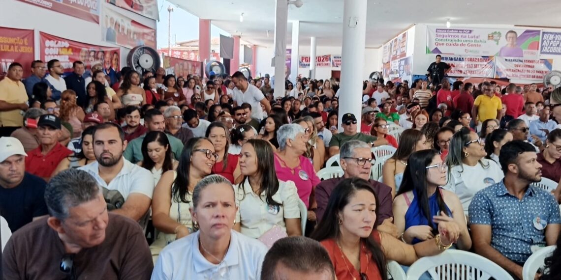 PGP em Jacobina reúne multidão, movimenta pré-candidaturas e tem clima de convenção política da base de Jerônimo