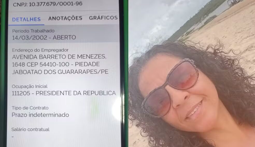 PE – Técnica de enfermagem é registrada como presidente da República há 24 anos e descobre erro ao procurar emprego