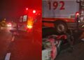 Motociclista é socorrido em estado gravíssimo após ser atingido por carro na BR 324