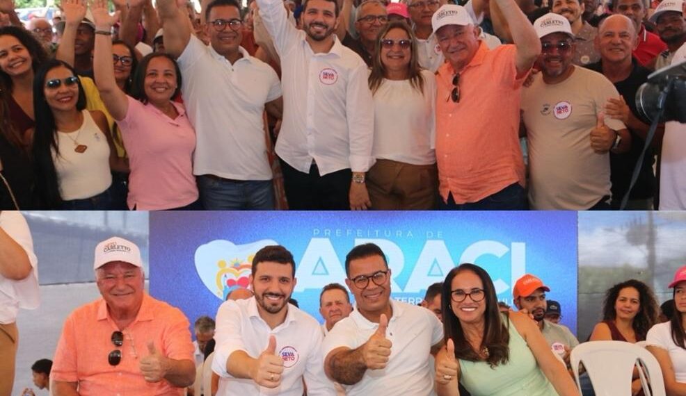 Silva Neto apresenta Neto Carletto em Araci e põe o fim na aliança histórica com Félix Jr.