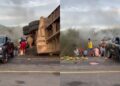 Tragédia na BR-116: colisão entre caminhão e van deixa pelo menos oito mortos