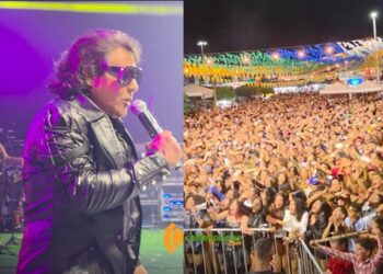 Calcinha Preta encerra Arraiá de São Domingos em noite histórica e leva multidão à Praça
