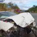 Duas mulheres ficam feridas em colisão envolvendo Strada e carreta na BR 324