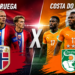 Conheça Noruega e Costa do Marfim, possíveis adversários do Brasil