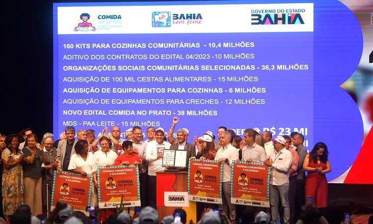 Governo da Bahia realiza o maior investimento do país em ações de combate à fome