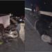 Dois carros ficam destruídos em acidente provocado por vaca na BA 381
