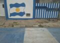 Baiano torcedor da Argentina pinta casa nas cores da seleção