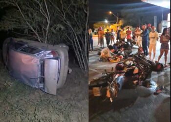 Dois graves acidentes mobilizam equipes de resgate em intervalo de apenas 30 minutos em Riachão do Jacuípe