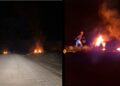 Homem escapa da morte após carro capotar e ser destruído por incêndio na BA-120 entre Coité e Riachão
