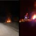 Homem escapa da morte após carro capotar e ser destruído por incêndio na BA-120 entre Coité e Riachão