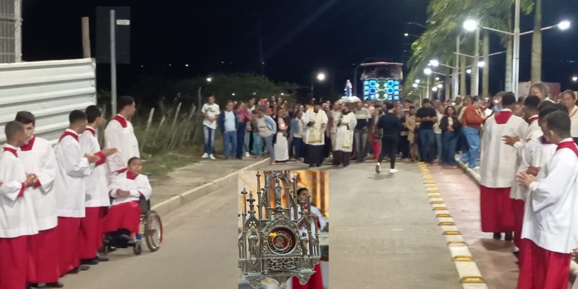 Coité – Paróquia de São Roque recebe relíquia de 1º grau de Santa Dulce dos Pobres em noite marcada por emoção e fé