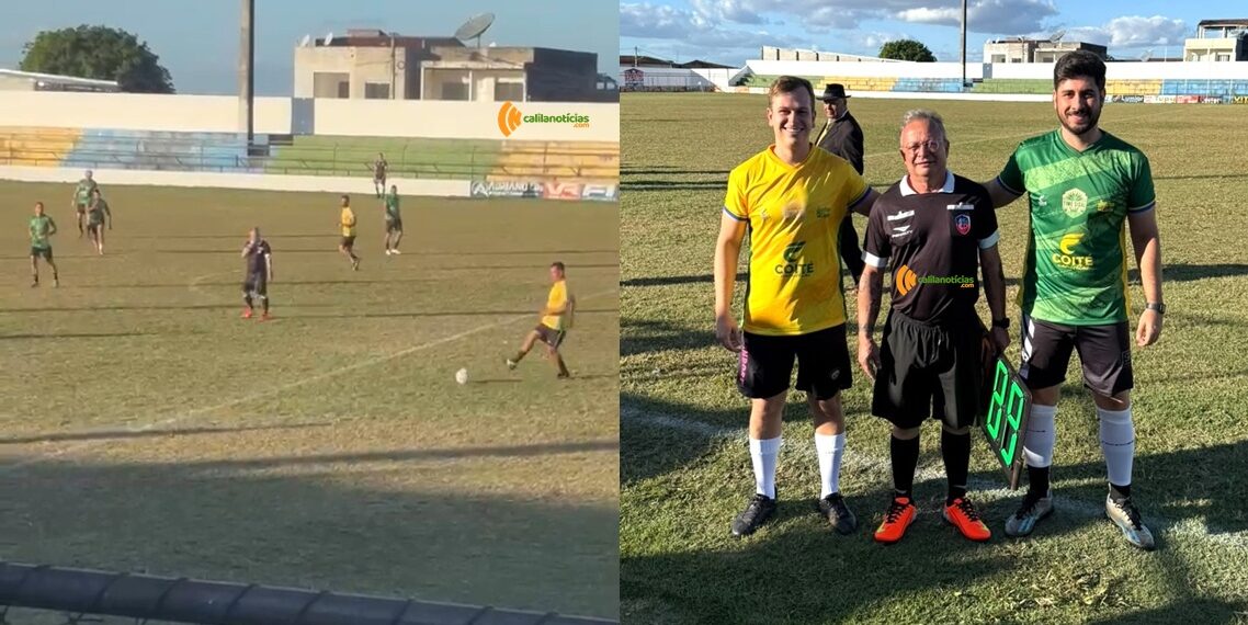 Juiz de Direito troca a toga pelo apito e comanda jogo beneficente em Conceição do Coité