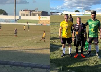Juiz de Direito troca a toga pelo apito e comanda jogo beneficente em Conceição do Coité