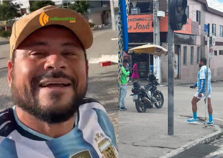 Torcedor símbolo da Argentina em Coité diz que “não teve sossego” após derrota para a Espanha