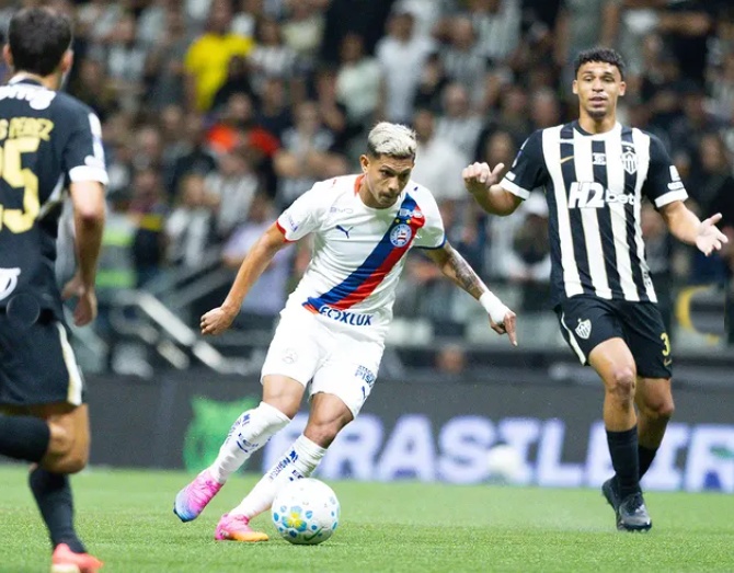 Bahia arranca empate diante do Atlético-MG, desperdiça chance de entrar no G-4, mas encerra primeiro turno no G-6
