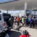 Mãe e filha ficam feridas após colisão entre carro e moto em rotatória de postos de combustíveis em Conceição do Coité