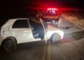 Motorista escapa da morte após carro capotar várias vezes na BA-233; ele não usava cinto de segurança