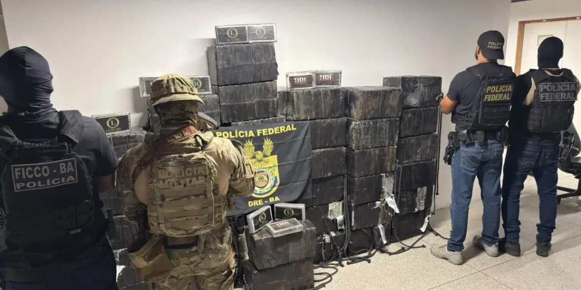 Operação apreende 1 tonelada de cocaína e prende 9 homens no Porto de Salvador; droga seria traficada para Europa
