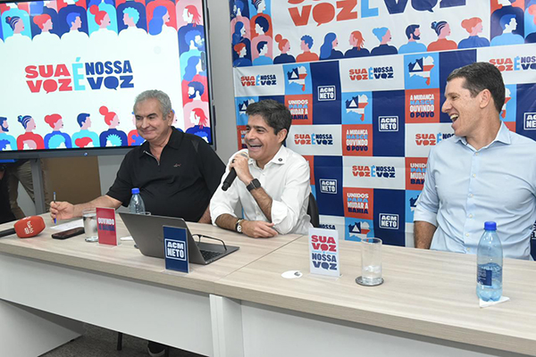 ACM Neto leva projeto “Sua Voz é Nossa Voz” para Serrinha nesta sexta-feira