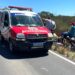 Motociclista de 62 anos sofre fratura exposta em grave acidente na BA-409