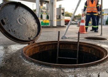 Homem morre durante serviço de limpeza em tanque de posto de combustíveis