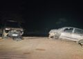 Motorista com sinais de embriaguez é conduzido à Delegacia após colisão com viatura da PM