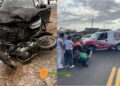Novos acidentes envolvendo motocicletas sao registrados nas BA’s 411 e 409