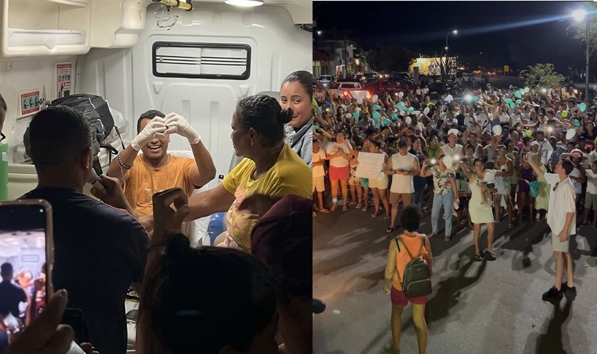 Após 11 dias internado em consequência de grave acidente em Serrinha, cantor Robert Astro é recebido por multidão em Teofilândia