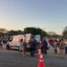 Colisão envolvendo motos na BA 120 deixa três feridos. Águia Resgate e SAMU de Retirolândia prestaram socorro às vítimas