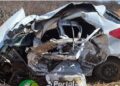 Ocupantes de Ford Ka sobrevivem após grave acidente na BR-407