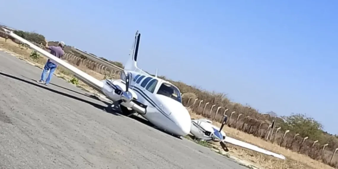 Avião de deputado federal Cláudio Cajado faz pouso de emergência em Irecê