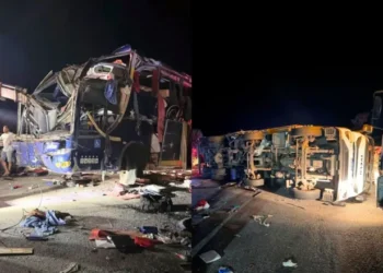 Acidente com ônibus que seguia de São Paulo para Senhor do Bonfim (BA) deixa seis mortos e 43 feridos em Minas