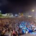 Praça do Mercado fica pequena para multidão na primeira grande noite da Semana dos Evangélicos em Coité
