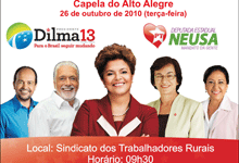 Petistas da bacia do jacuípe tentam reverter insatisfação dos evangélicos com Dilma