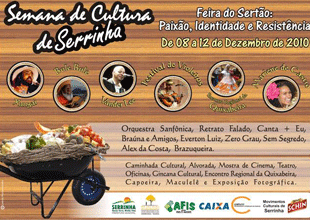 Confira a programação da Semana de Cultura de Serrinha