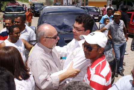 Presidente do PP de Santaluz acompanha ministro na primeira visita a Bahia