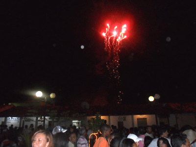 Show pirotécnico marcou virada do ano em Ichu