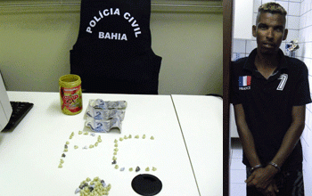 Policia Civil de Riachão apreende drogas e traficante