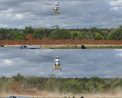 Petista barrado em palanque e helicóptero derruba muro. Veja no “poucas e boas” da visita de Wagner