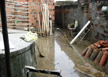 Trovoada em Riachão deixa vários estragos na cidade.